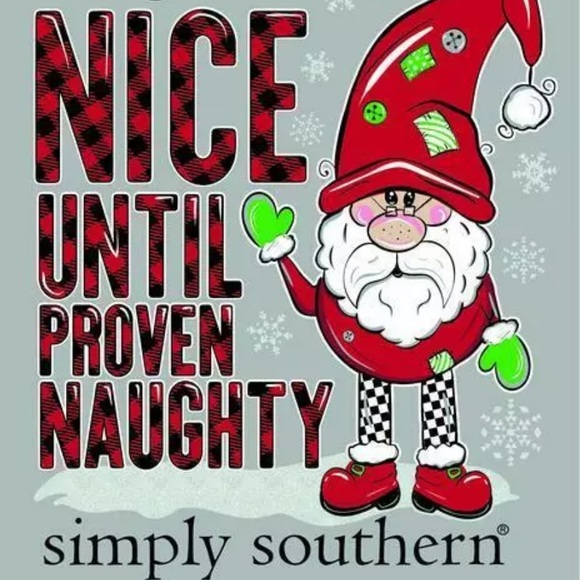 Simply Southern Long Sleeve Christmas Shirt Tee - Picture 2 of 4